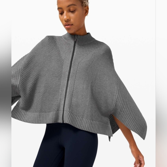 Lululemon Softer Still Wrap In Heathered Grey - Picture 9 of 9